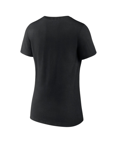 Fanatics Branded Black Texas Rangers 2023 World Series Champions Plus Size Parade V-neck T-shirt In Black