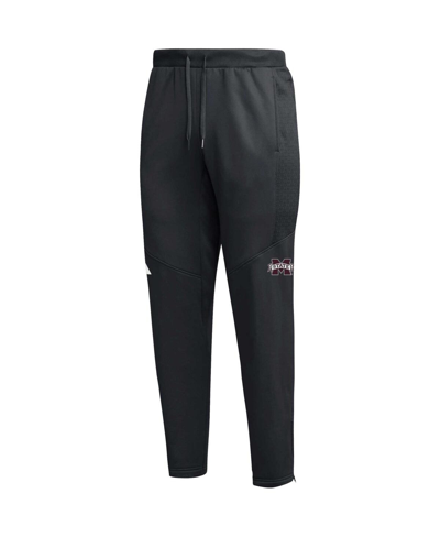 Shop Adidas Originals Men's Adidas Black Mississippi State Bulldogs 2023 Travel Aeroready Tapered Pants