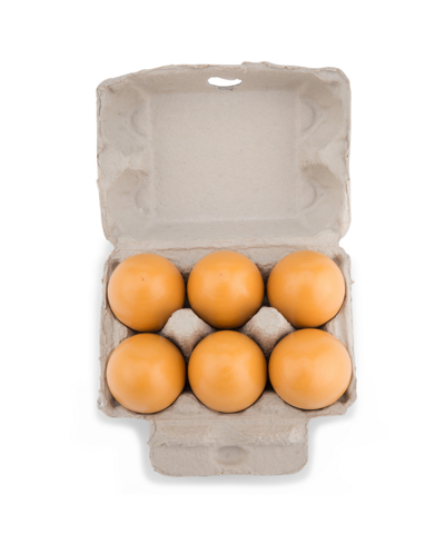New Classic Toys Wooden Eggs 6 Pieces, Imagination Play In Multi