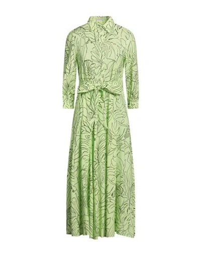 Shop Camicettasnob Woman Maxi Dress Acid Green Size 8 Viscose