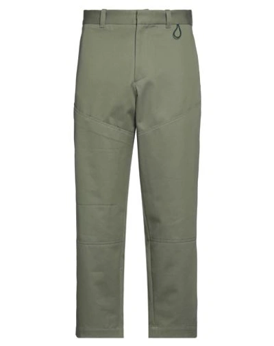 Shop Oamc Man Pants Military Green Size 34 Cotton