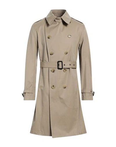 Shop Mackintosh Man Overcoat & Trench Coat Beige Size 46 Cotton