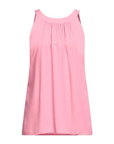 Shop Camicettasnob Woman Top Pink Size 12 Viscose