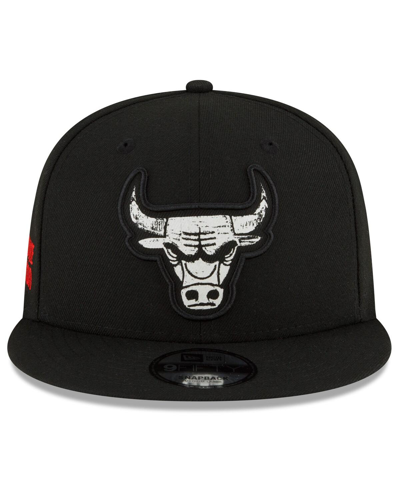 Shop New Era Men's  Black Chicago Bulls 2023/24 City Edition Alternate 9fifty Snapback Adjustable Hat
