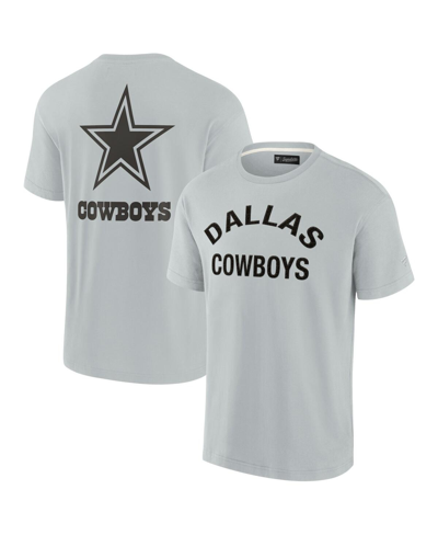Shop Fanatics Signature Unisex Olive Dallas Cowboys Elements Super Soft Short Sleeve T-shirt In Gray
