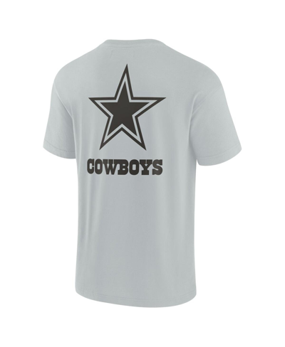 Shop Fanatics Signature Unisex Olive Dallas Cowboys Elements Super Soft Short Sleeve T-shirt In Gray