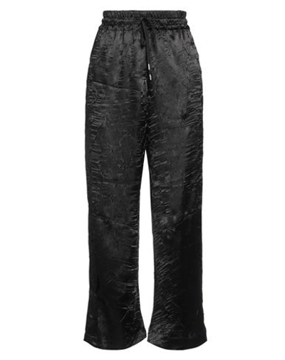 High Woman Pants Black Size 12 Polyester In Black