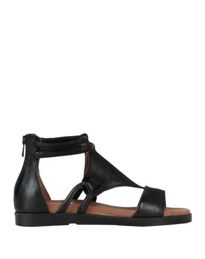 Shop Mjus Woman Sandals Black Size 10 Soft Leather