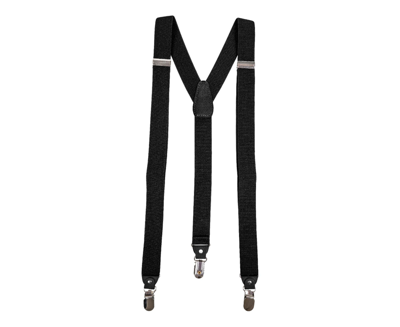 Shop Champs Men's Adjustable Suspenders In Black