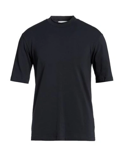Shop Daniele Fiesoli Man T-shirt Midnight Blue Size S Cotton, Elastane