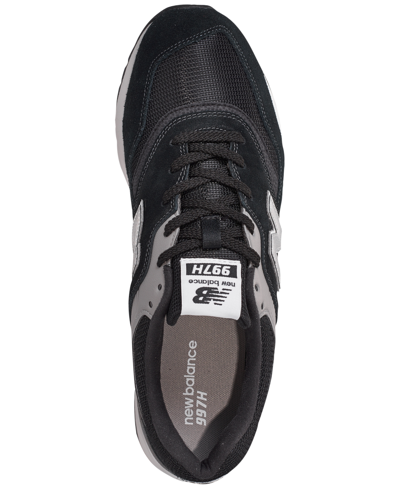 New Balance Men's 997 Casual Sneakers From Finish Line In Black,silver