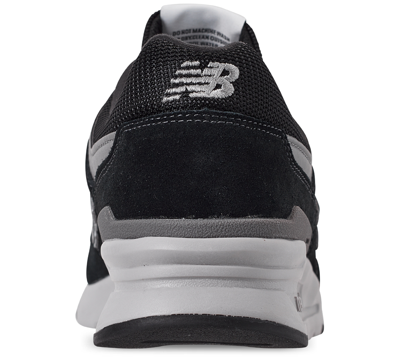 New Balance Men's 997 Casual Sneakers From Finish Line In Black,silver