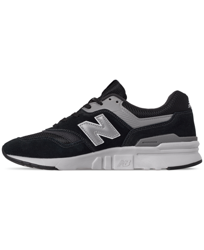 New Balance Men's 997 Casual Sneakers From Finish Line In Black,silver