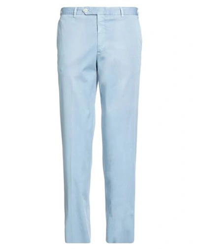 Shop Rotasport Man Pants Sky Blue Size 42 Cotton, Elastane