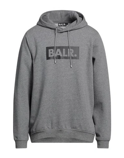 Shop Balr. Man Sweatshirt Grey Size L Cotton, Polyester