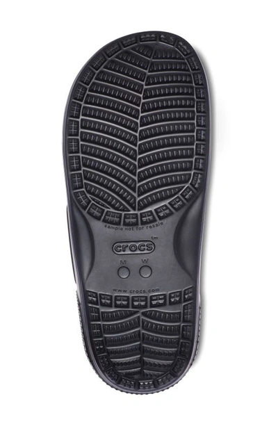 Shop Crocs Classic  Sandal In Black/ Black