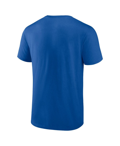 Shop Fanatics Men's  Royal Texas Rangers 2023 Postseason Locker Room Big And Tall T-shirt
