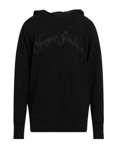 Shop Massimo Sabbadin Man Sweatshirt Black Size M Cotton