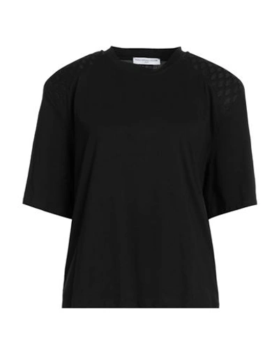Shop Maria Vittoria Paolillo Mvp Woman T-shirt Black Size 6 Cotton