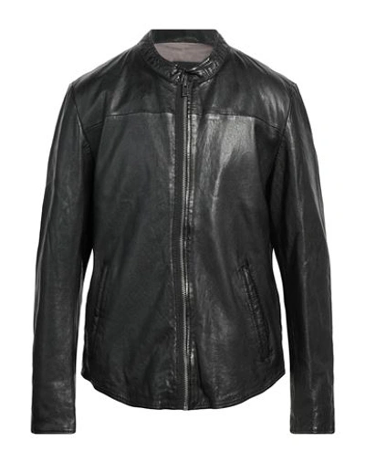 Shop Freaky Nation Man Jacket Black Size Xl Soft Leather