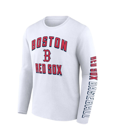 Shop Fanatics Men's  Navy, White Boston Red Sox Two-pack Combo T-shirt Set In Navy,white