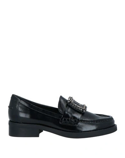 Shop Bibi Lou Woman Loafers Black Size 7 Soft Leather