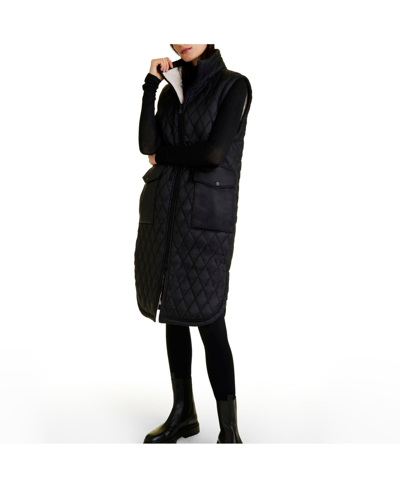Shop Alala Adult Women Reversible Puffer Vest In Black