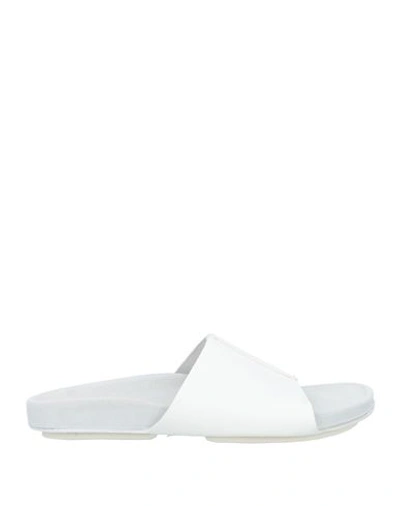 Shop Moma Woman Sandals White Size 8 Leather