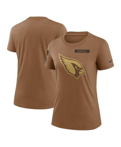 Shop Nike Women's  Brown Arizona Cardinals 2023 Salute To Service Legend Performance T-shirt