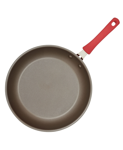 Rachael Ray Cook + Create Aluminum Nonstick Frying Pan, 12.5" In Agave Blue