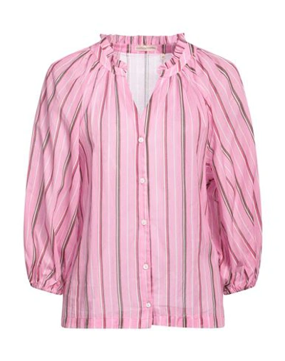 Camicettasnob Woman Shirt Pink Size 10 Cotton In Pink
