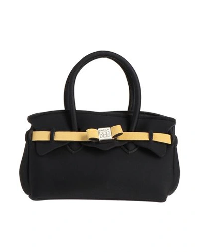 Shop Save My Bag Woman Handbag Black Size - Polyamide, Elastane