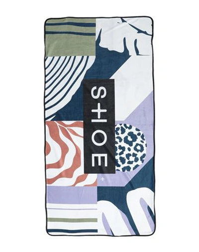Shop Shoe® Shoe Beach Towel Navy Blue Size - Polyester, Polyamide