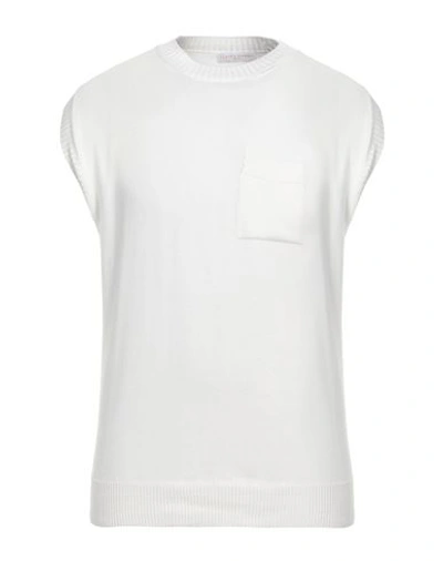 Shop Daniele Fiesoli Man Sweater White Size Xl Cotton