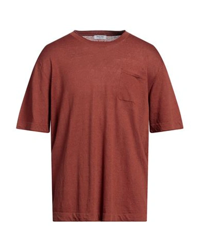 Shop Paltò Man Sweater Tan Size Xxl Linen, Cotton In Brown