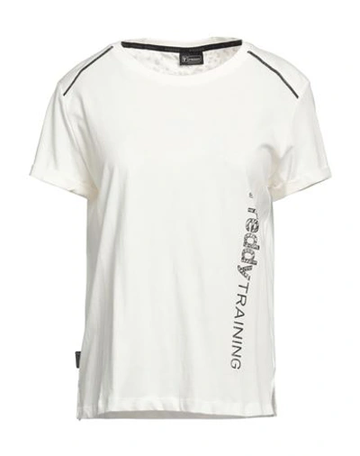 Freddy Woman T-shirt Off White Size L Cotton In Off White