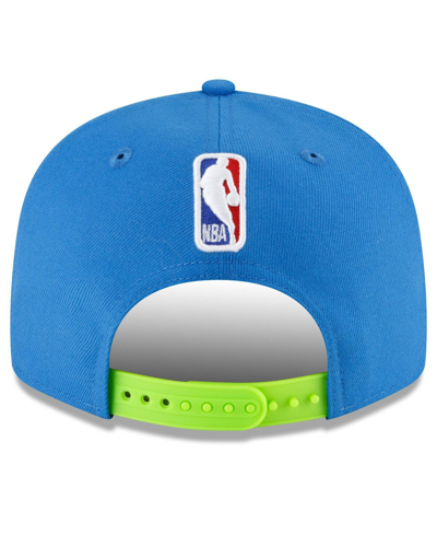 Shop New Era Men's  Blue Milwaukee Bucks 2023/24 City Edition Alternate 9fifty Snapback Adjustable Hat