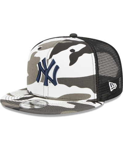 Shop New Era Men's  Camo New York Yankees Urban Camo Trucker 9fifty Snapback Hat