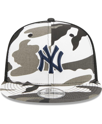 Shop New Era Men's  Camo New York Yankees Urban Camo Trucker 9fifty Snapback Hat