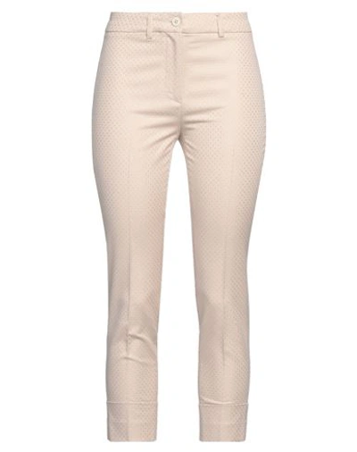 Shop Via Masini 80 Woman Pants Blush Size 10 Cotton, Viscose, Elastane In Pink