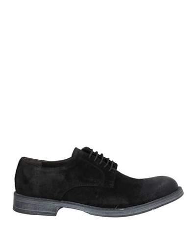 Shop Berna Man Lace-up Shoes Black Size 9 Soft Leather