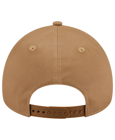 NEW ERA MEN'S NEW ERA KHAKI CHICAGO CUBS A-FRAME 9FORTY ADJUSTABLE HAT 
