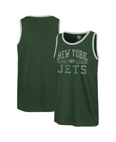 Shop 47 Brand Men's ' Green New York Jets Winger Franklin Tank Top