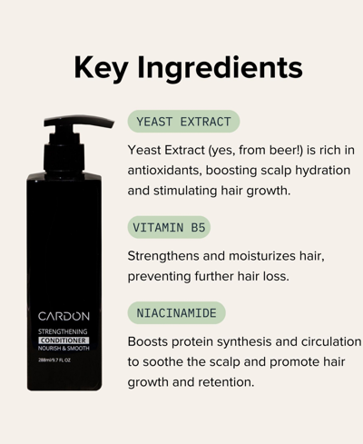 Shop Cardon Strengthening Conditioner, 9.7 Oz. In No Color