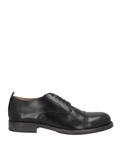 Shop Moma Man Lace-up Shoes Black Size 7 Leather