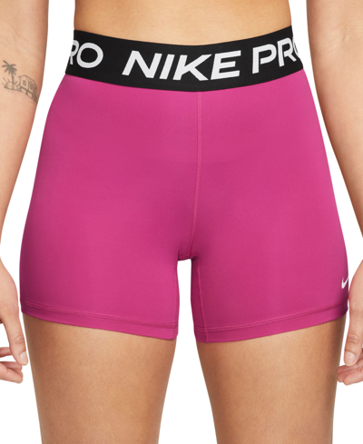 Shop Nike Pro 365 Women's 5" Shorts In Fireberry