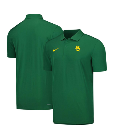 Shop Nike Men's  Green Baylor Bears Sideline Polo Shirt