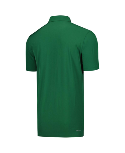 Shop Nike Men's  Green Baylor Bears Sideline Polo Shirt
