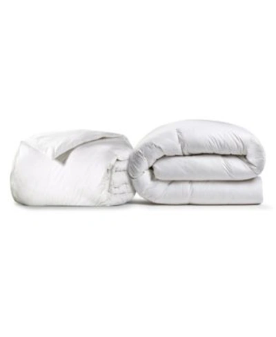 Ella Jayne Luxury White Down 2 Piece Comforter And Featherbed Bundle, California King In White