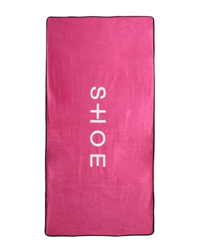 Shop Shoe® Shoe Beach Towel Magenta Size - Polyester, Polyamide